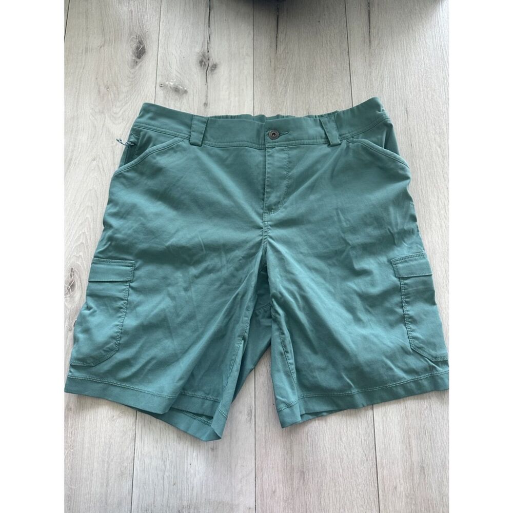 Duluth Women's Dry On The Fly 10" Shorts Seafoam Green 14 EUC
